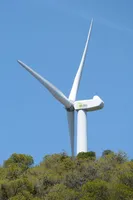 Éolienne tourne à  Charrat